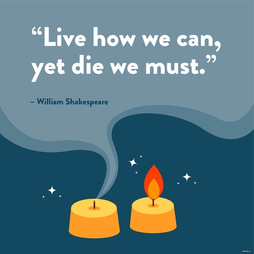 Free All Souls' Day Quote Vector in Illustrator, PSD, EPS, SVG, JPG, PNG