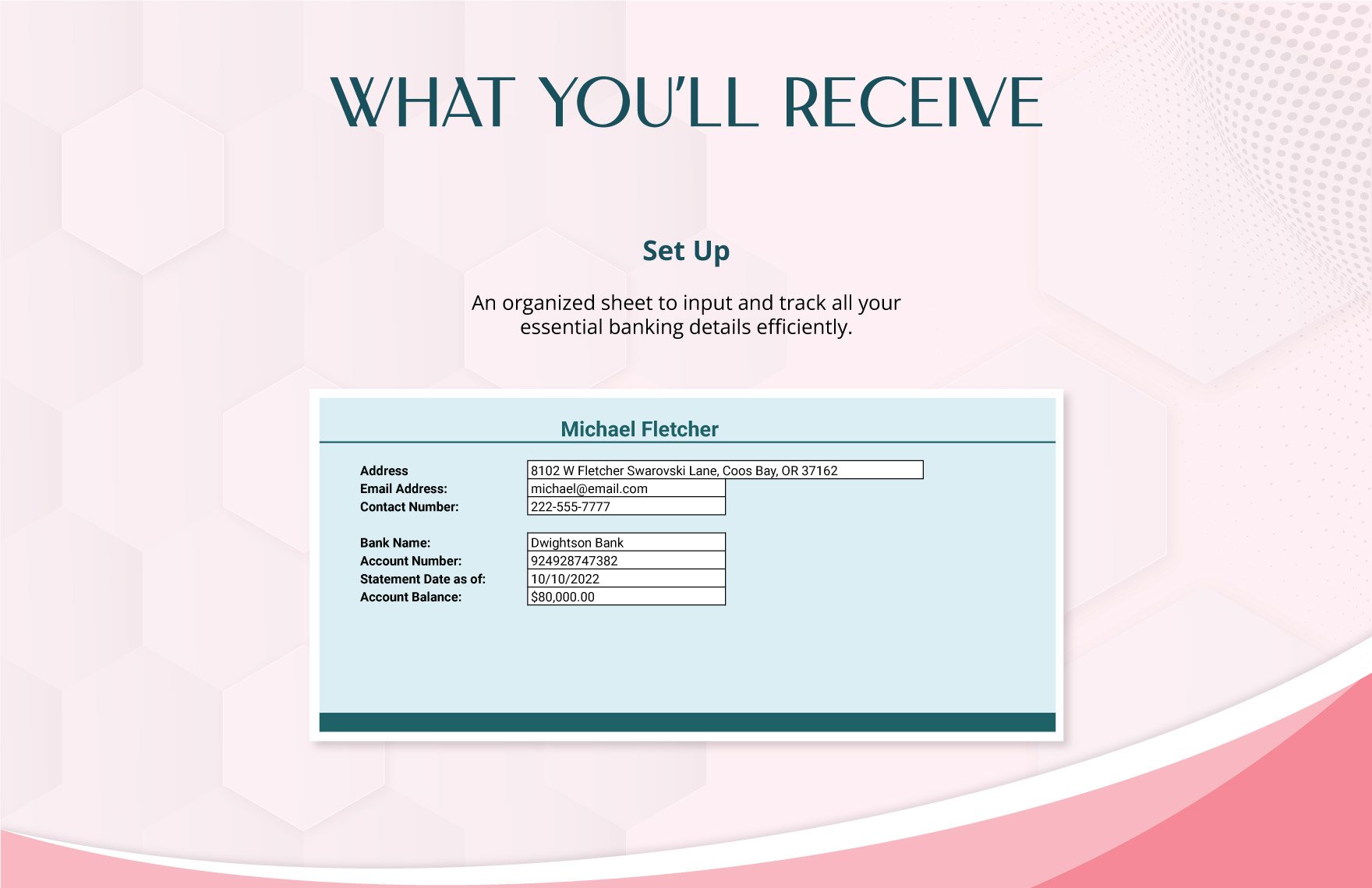 Personal Bank Reconciliation Template