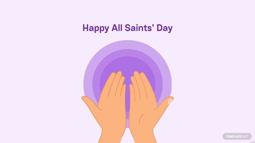 Free Happy All Saints' Day Background
