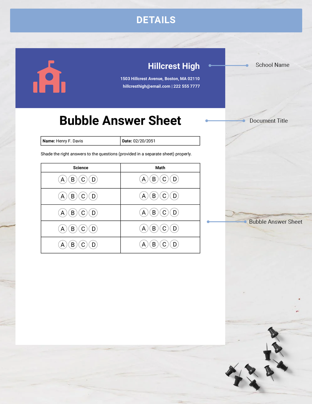 Free Free Bubble Answer Sheet Template Google Docs Word Apple Pages Template Net
