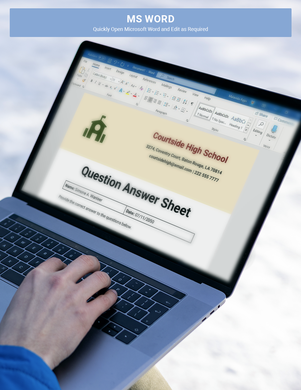 Question Answer Sheet Template - Google Docs, Word, Apple Pages ...