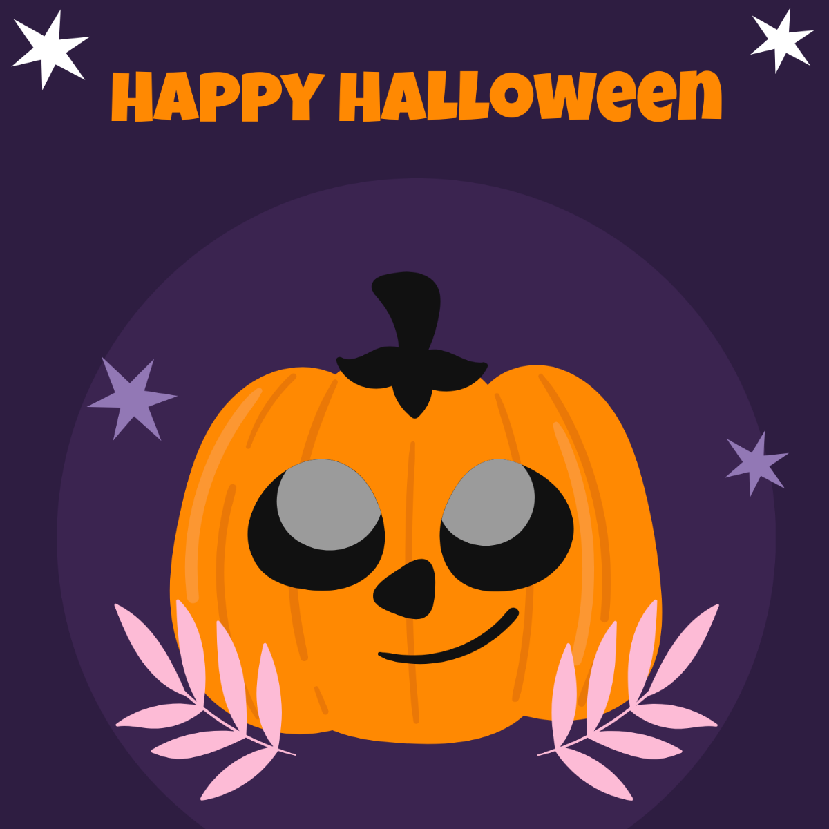 Cute Halloween Clipart Template
