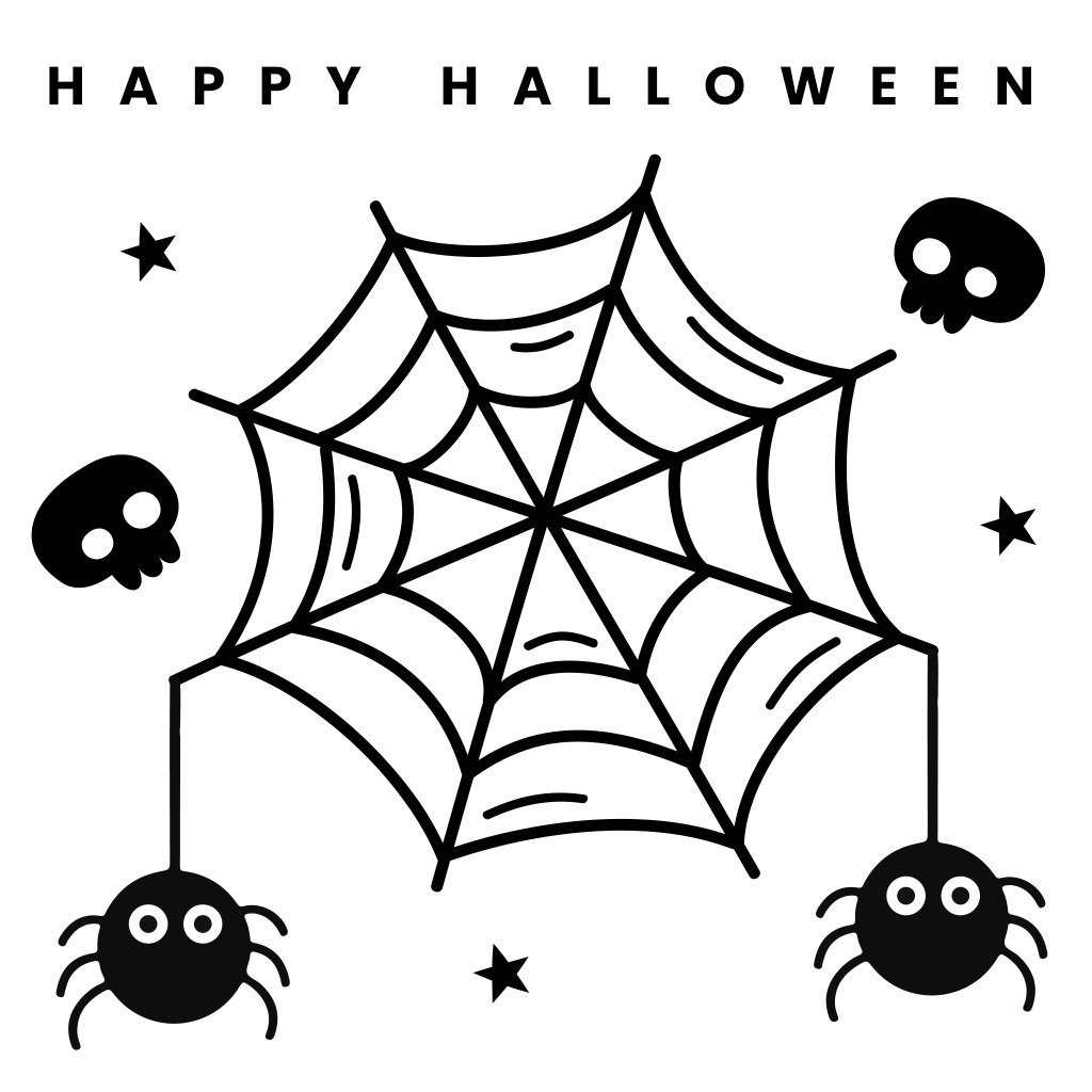 FREE Halloween Drawing Template - Download in PDF, Illustrator