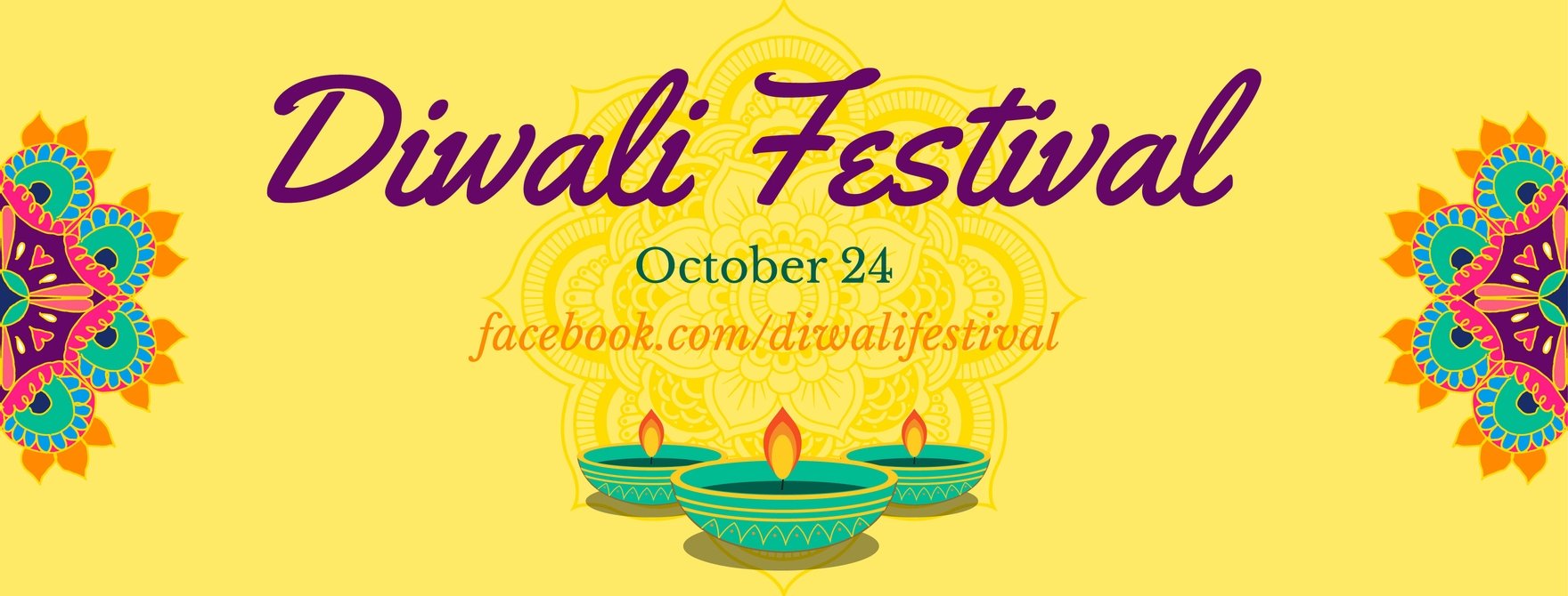 Free Diwali Facebook Cover Banner