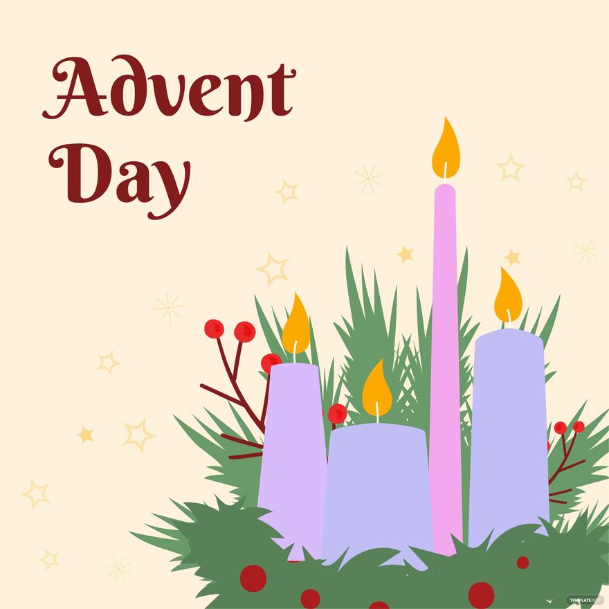 Free Advent Wishes Vector Download in Illustrator, PSD, EPS, SVG, JPG