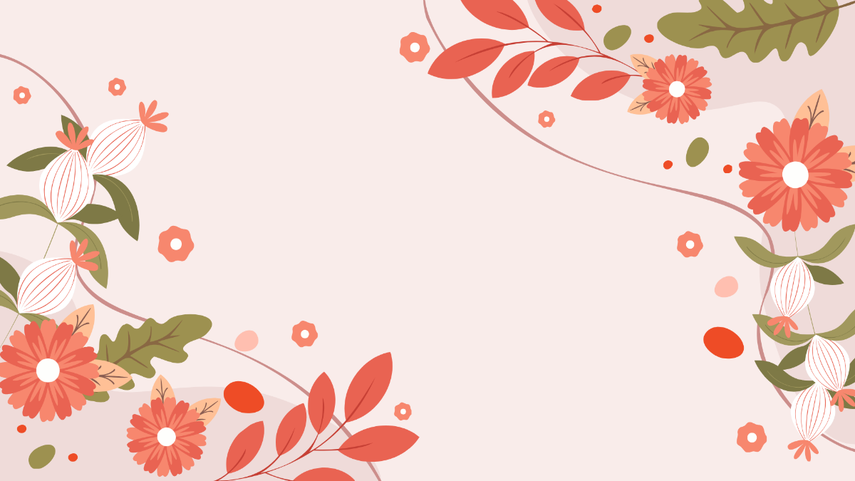 Aesthetic Spring Background Template