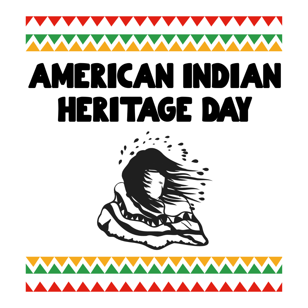 Happy American Indian Heritage Day Vector Template