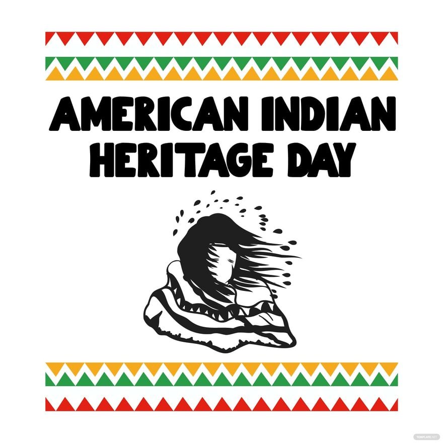 Happy American Indian Heritage Day Vector