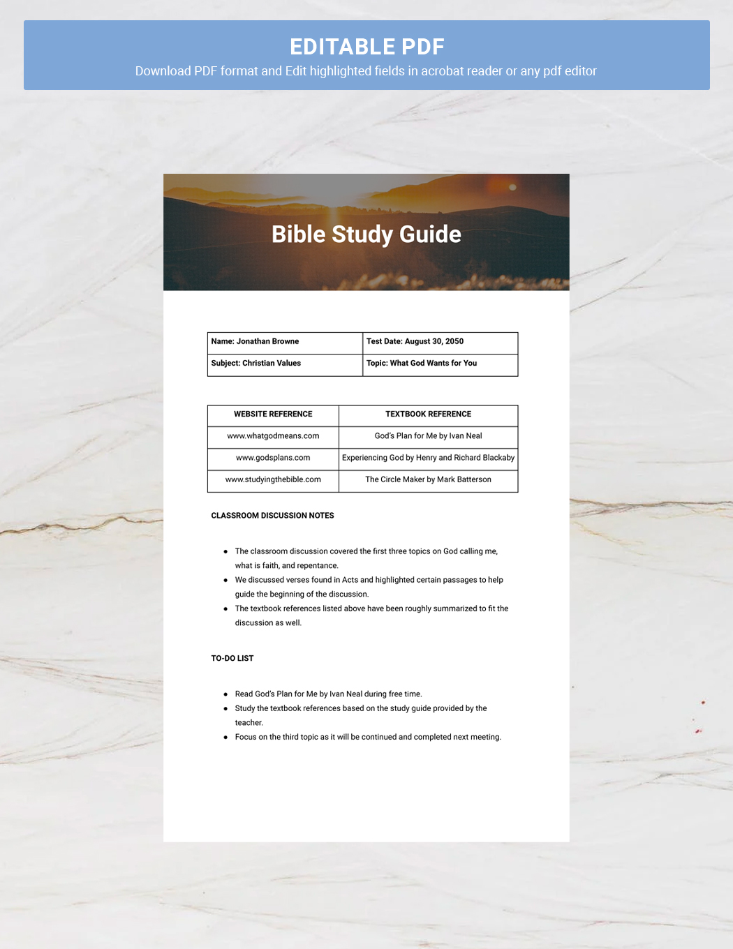 Bible Study Guide Template In Word Google Docs Pages Download