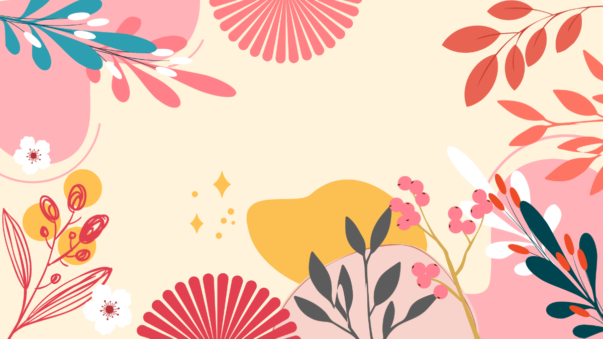 Pretty Spring Background Template