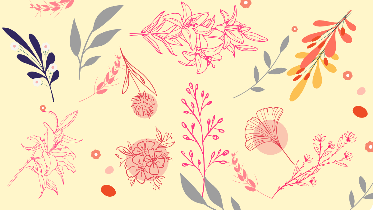 Spring Blossom Background Template