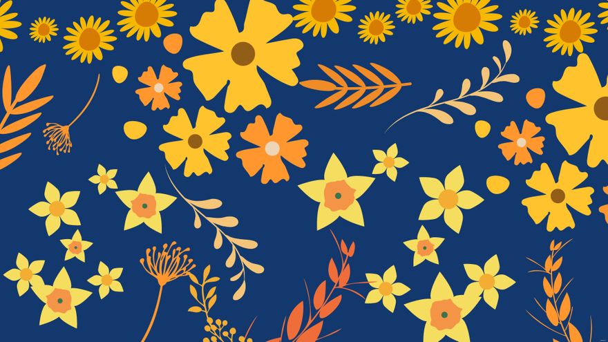 Spring Daffodils Background