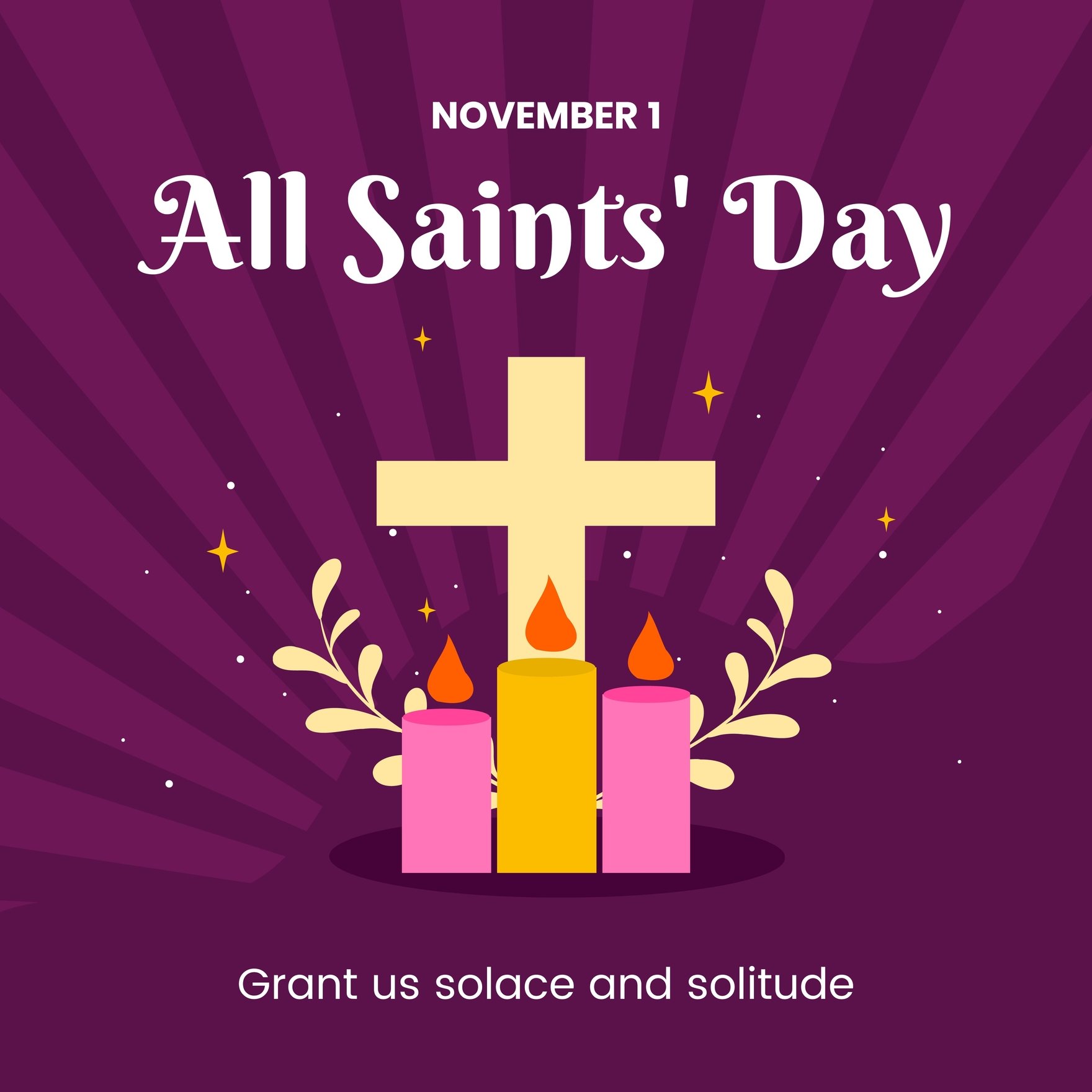 All Saints' Day Instagram Post
