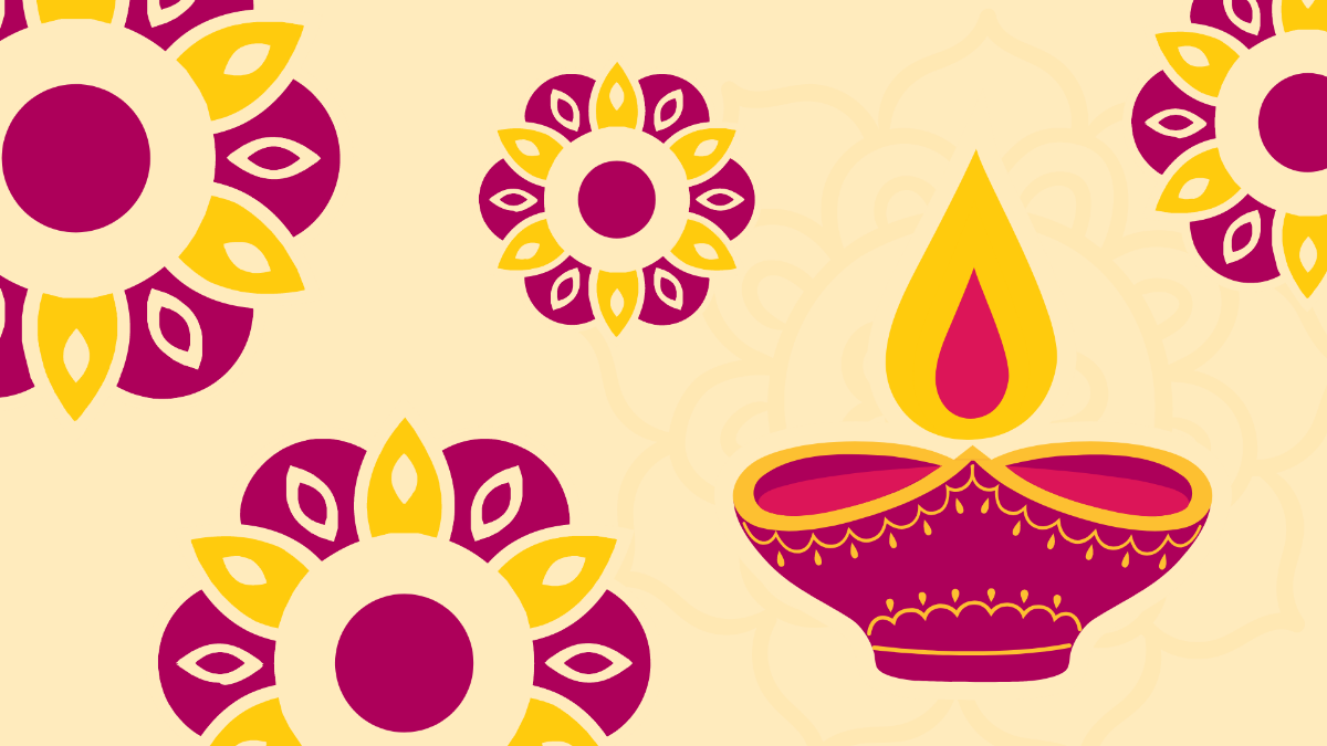 Diwali Day Background Template