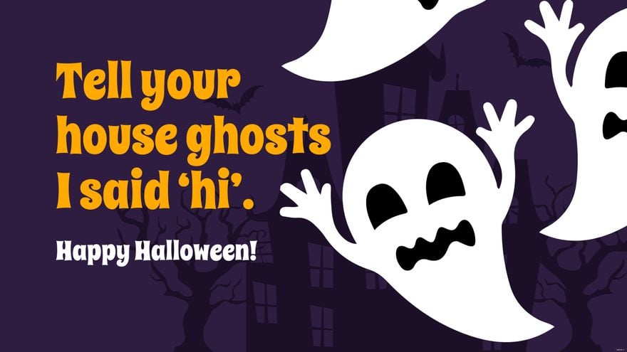 Free Halloween Wishes Background in PDF, Illustrator, PSD, EPS, SVG, JPG, PNG