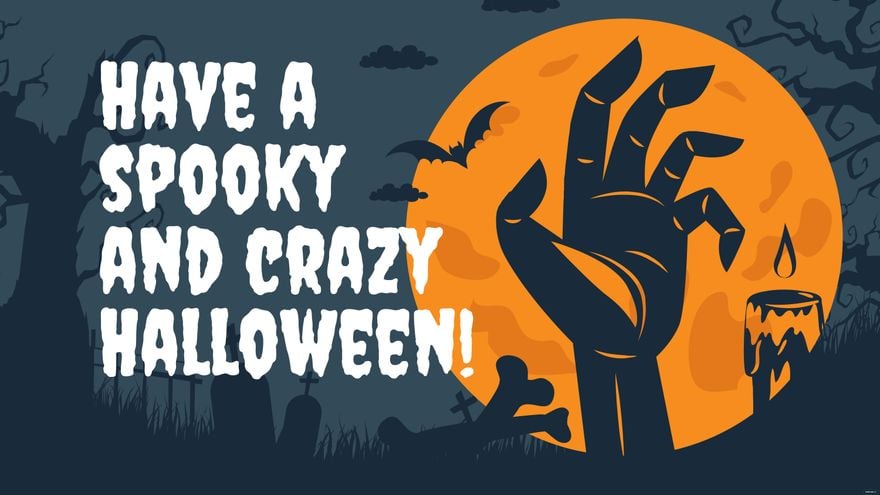 Free Halloween Greeting Card Background in PDF, Illustrator, PSD, EPS, SVG, JPG, PNG