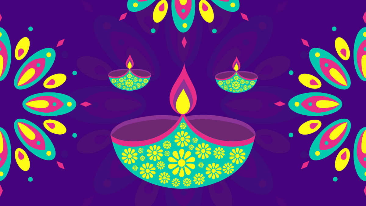 Happy Diwali Background Template