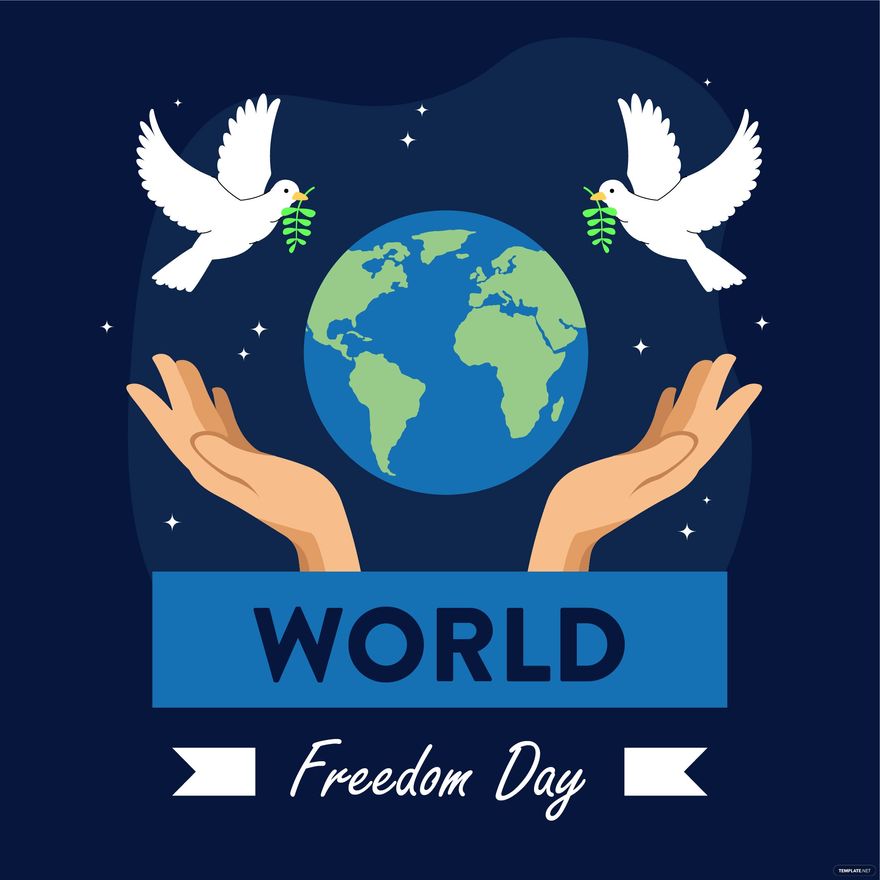 World Freedom Day Celebration Vector in PSD, Illustrator, SVG, JPG, EPS, PNG - Download | Template.net