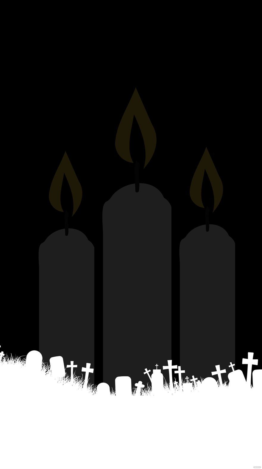 Free All Souls' Day iPhone Background