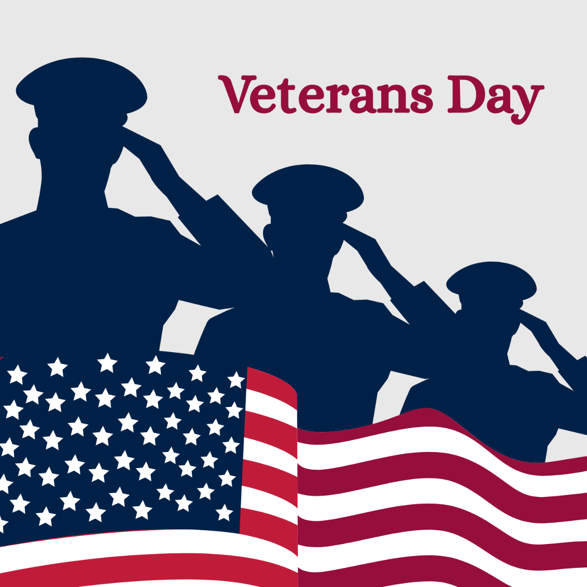 Free Veterans Day Vector Template