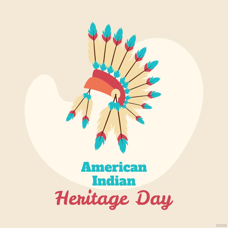 American Indian Heritage Day Clipart Vector