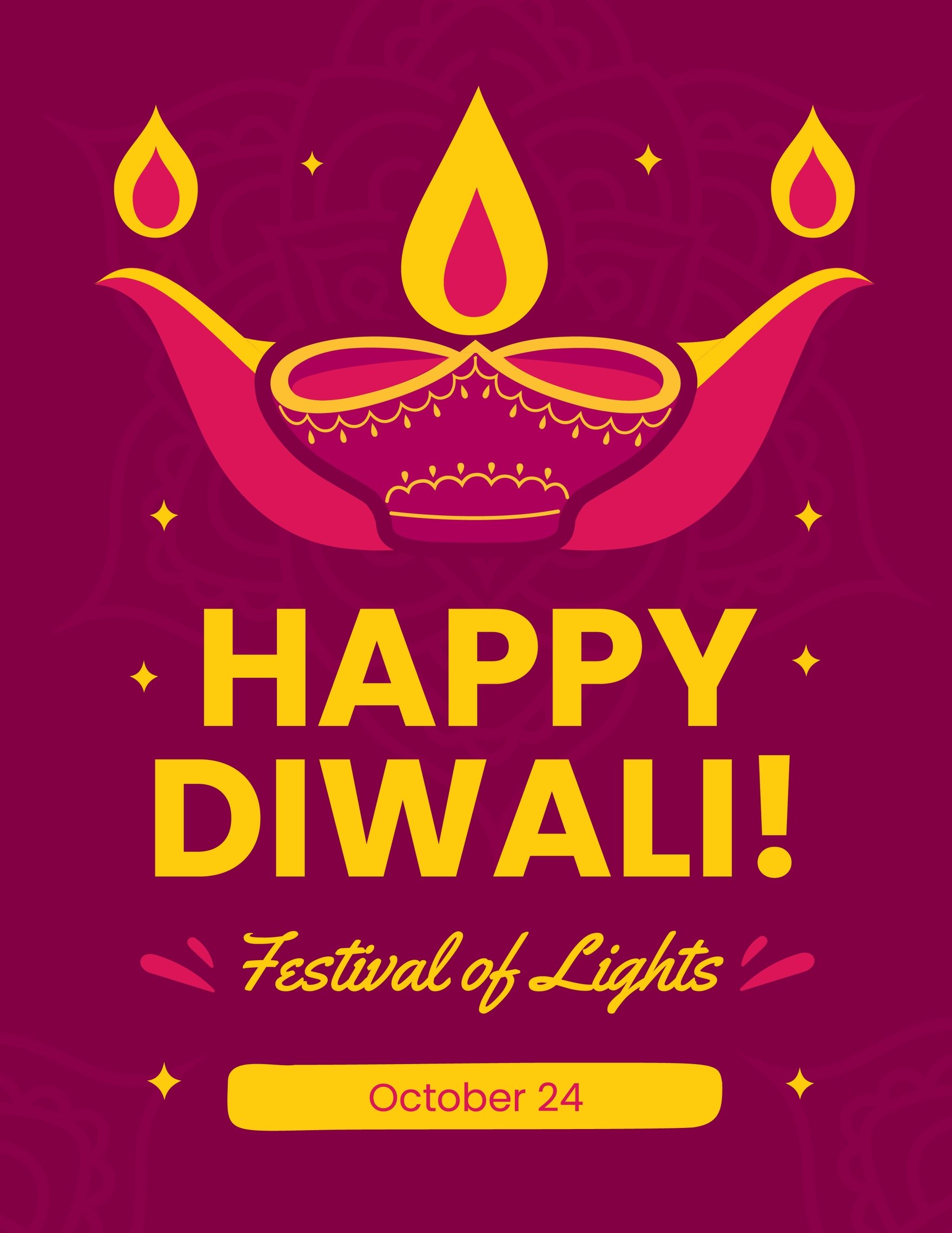 Free Diwali Mockup Flyer