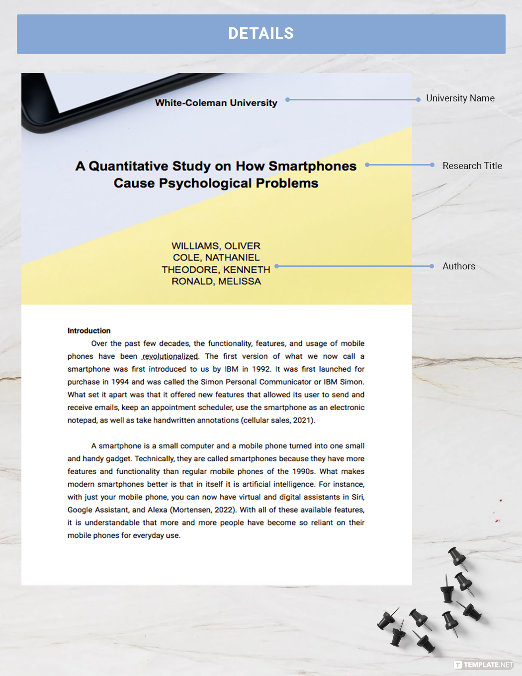 quantitative research questionnaire template