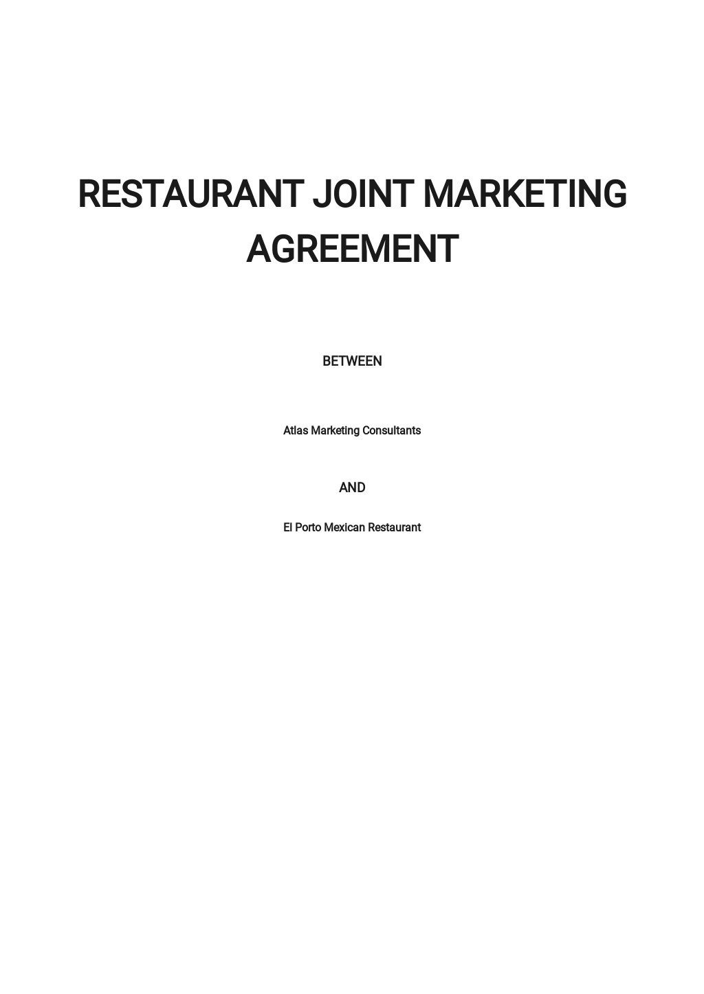 Restaurant Joint Marketing Agreement Template.jpe