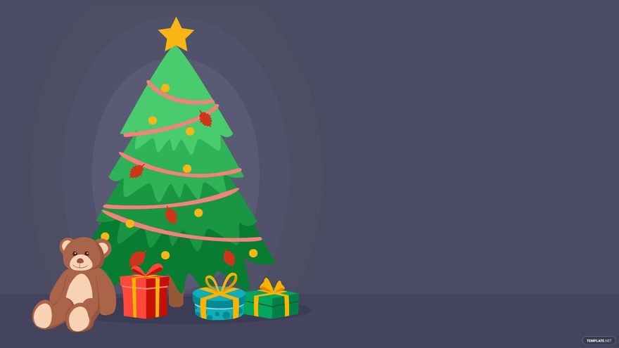 Free Christmas Tree Background in Illustrator, EPS, SVG, JPG, PNG