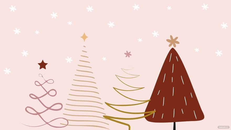 Free Aesthetic Christmas Background - EPS, Illustrator, JPG, PNG, SVG |  
