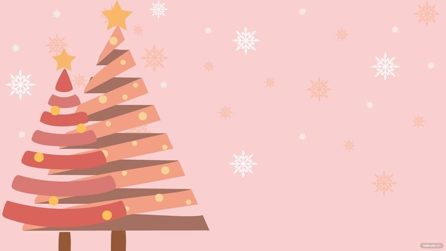 Pink Christmas Background