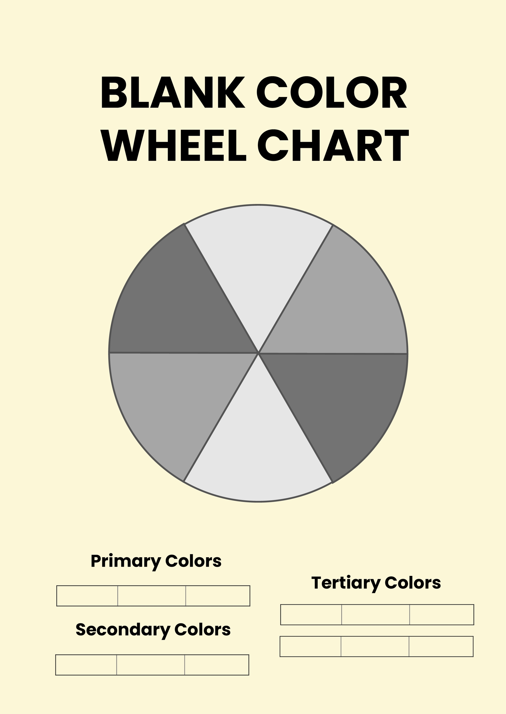 Free Color Wheel Chart For Kids - Download in PDF, Illustrator