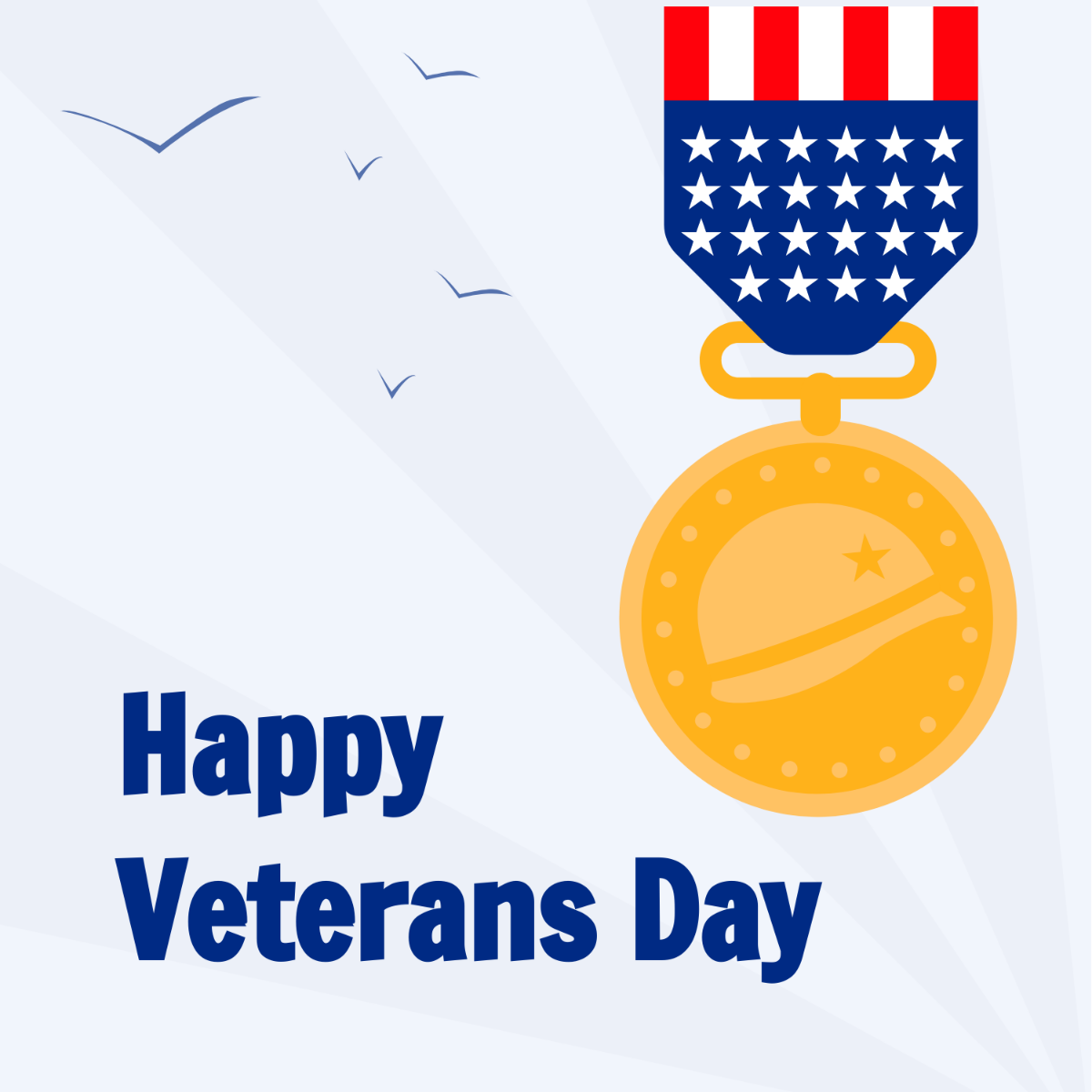 Free Veterans Day Symbol Vector Template