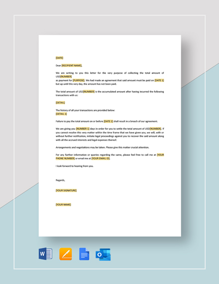 16+ Demand Letter Templates - Free Downloads 