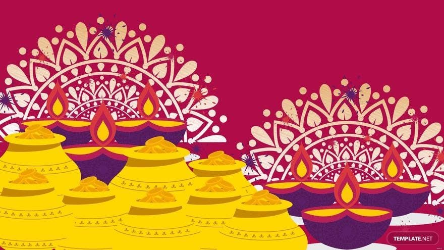 Dhanteras Day Background Template