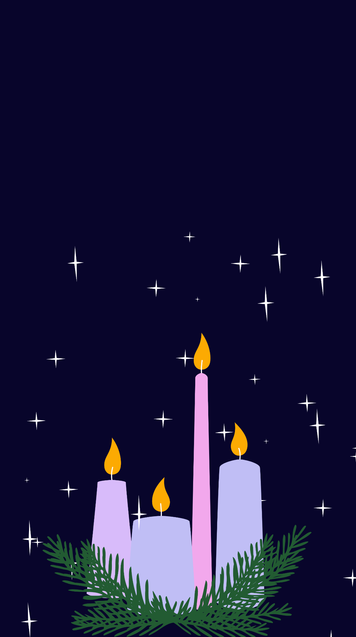 Advent iPhone Background Template