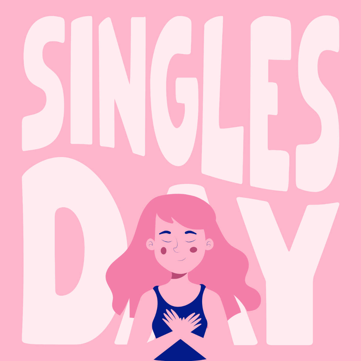 Singles Day Celebration Vector Template