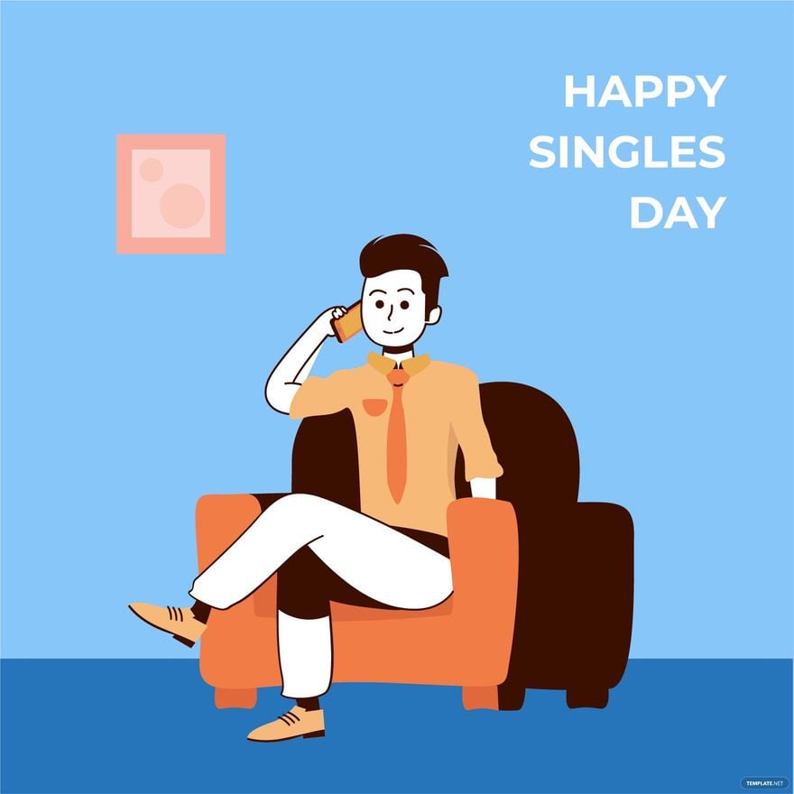Singles Day Clipart Vector