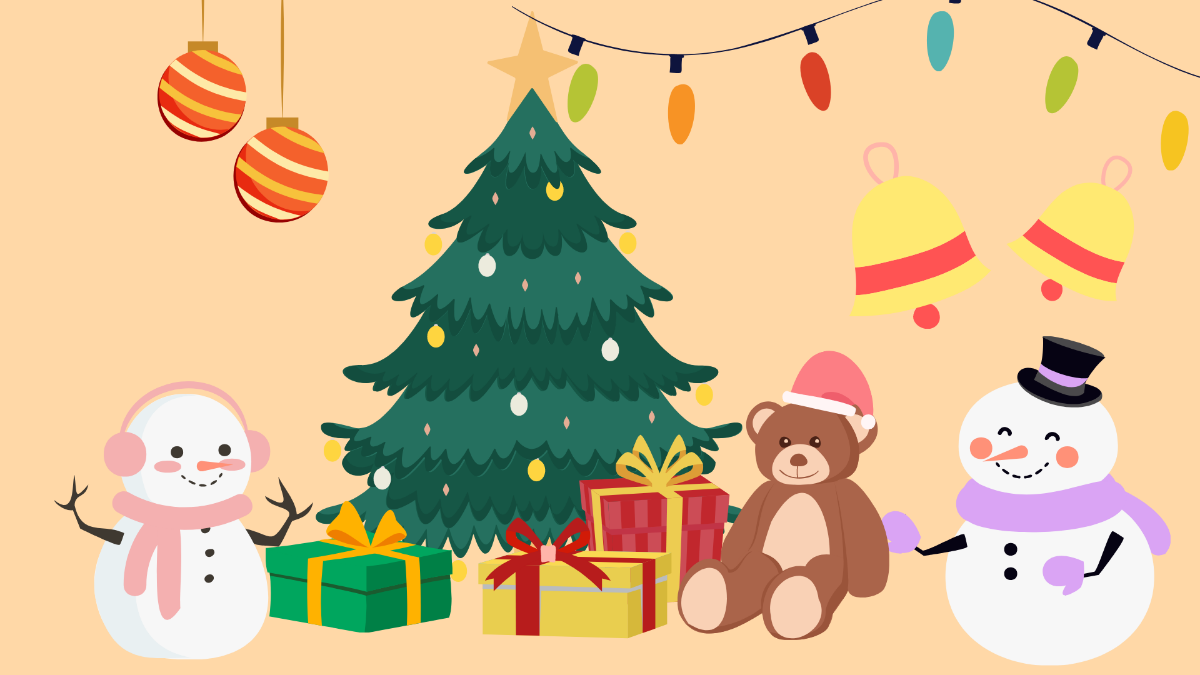 Free Animated Christmas Background Template
