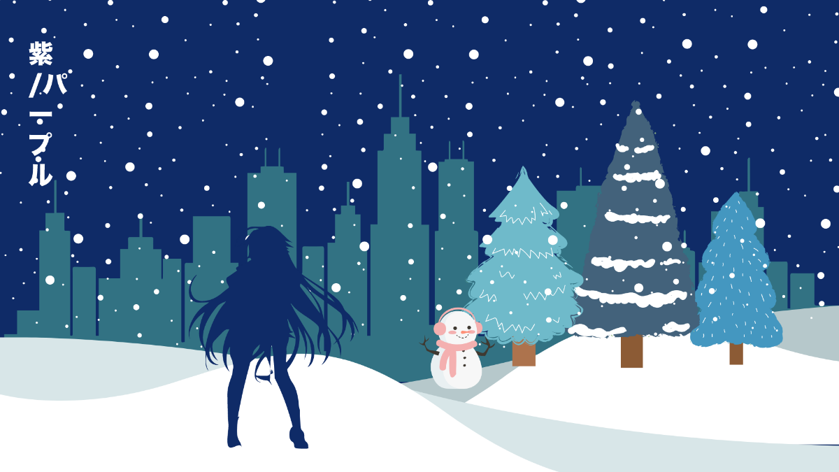 Anime Christmas Background