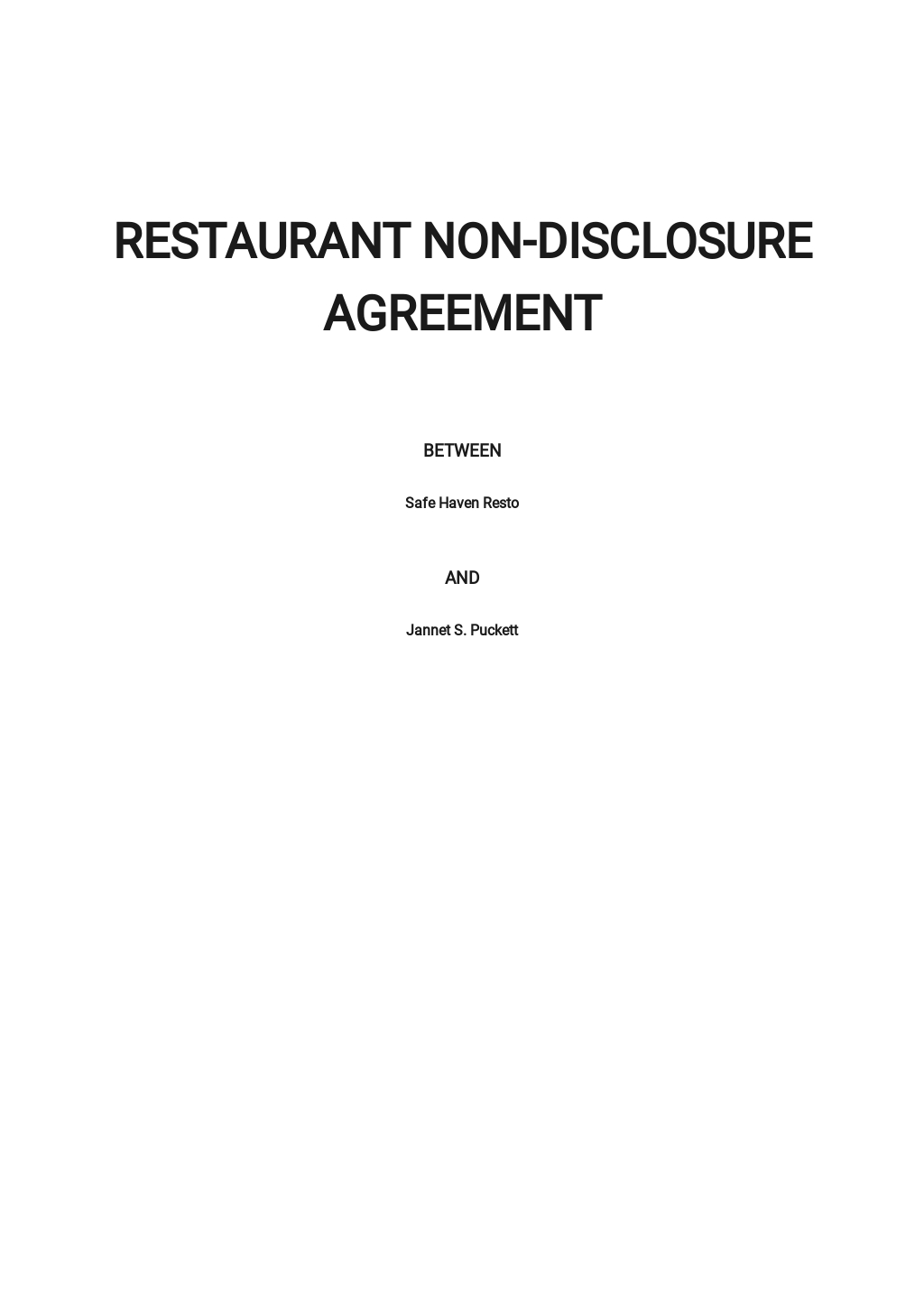 23+ FREE Non Disclosure Agreement Templates [Edit & Download ...