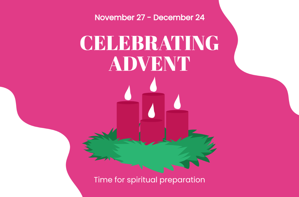 Free Advent Banner Template