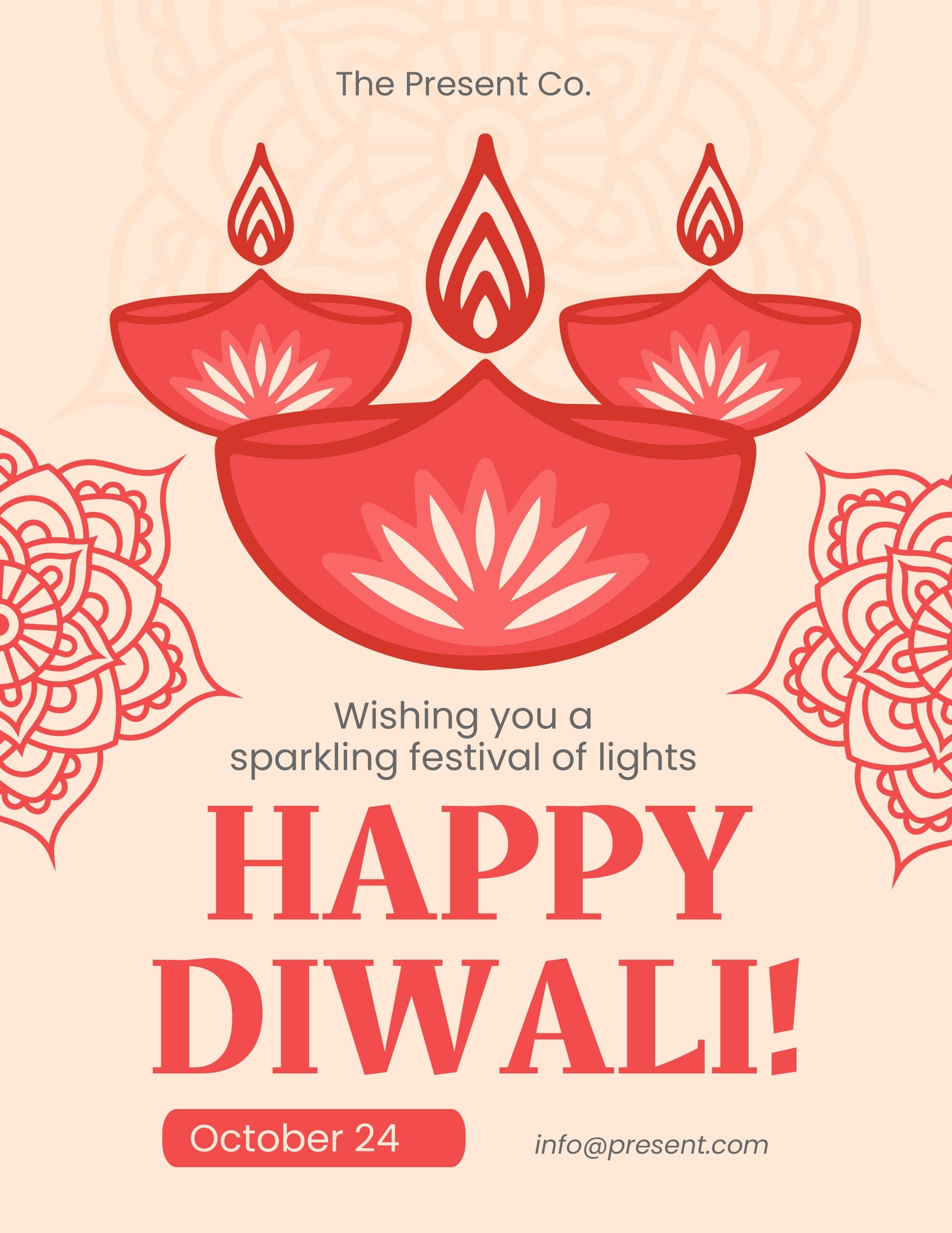 Free Happy Diwali Flyer in Word, Google Docs, Illustrator, PSD, Apple Pages, Publisher, EPS, SVG, JPG, PNG