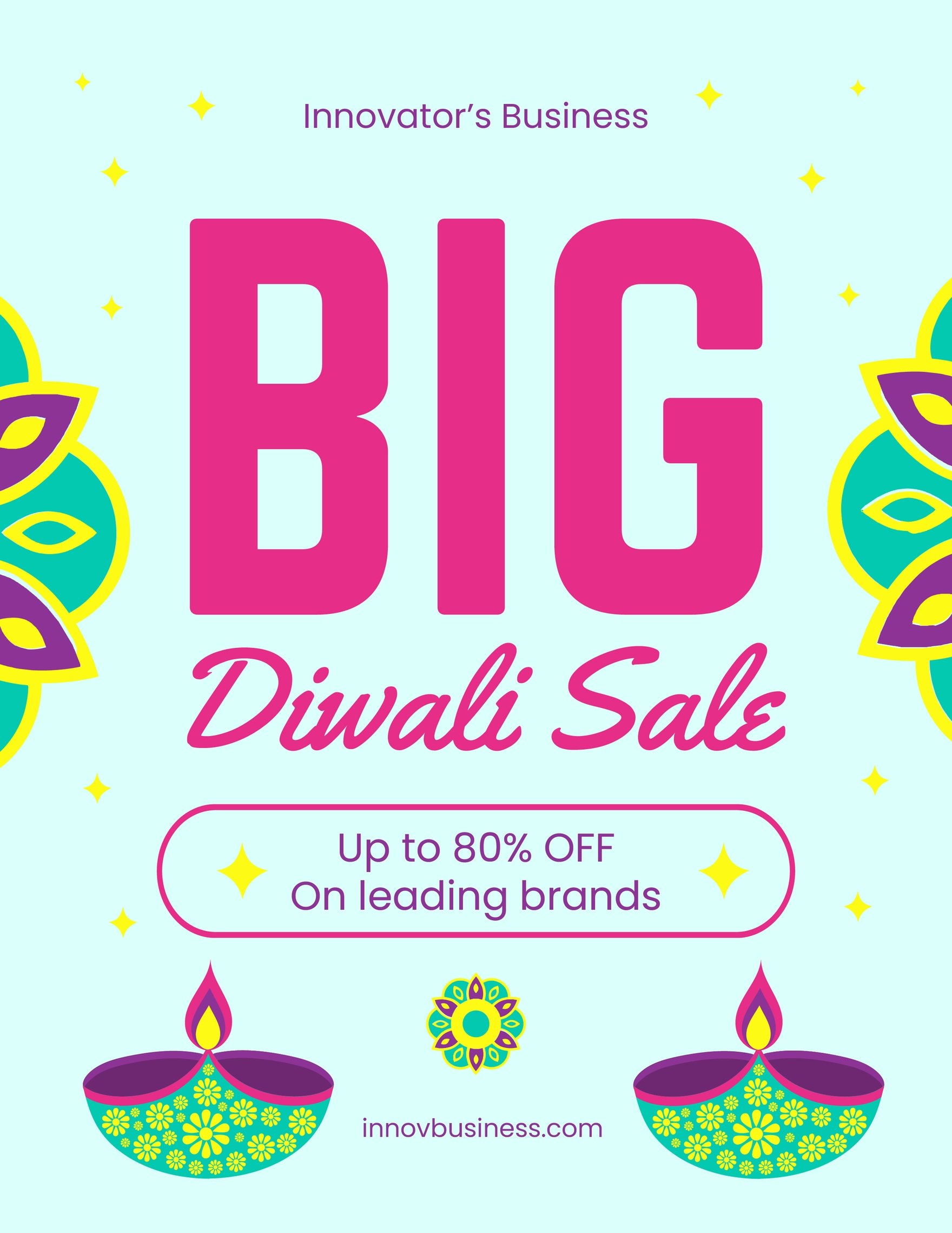 Free Sale Diwali Flyer