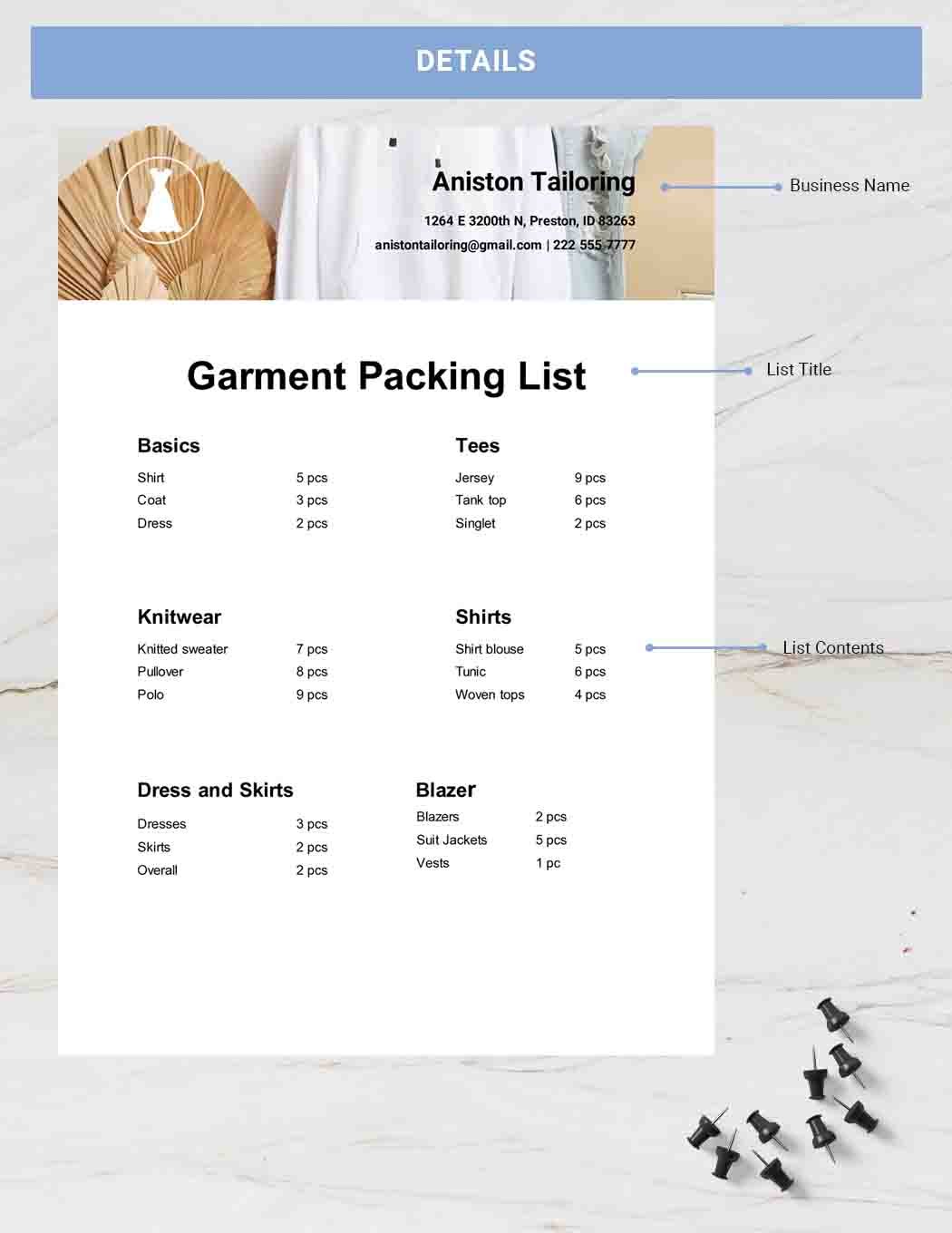 garment-packing-list-template-google-docs-word-apple-pages