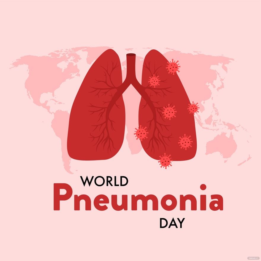 World Pneumonia Day Vector