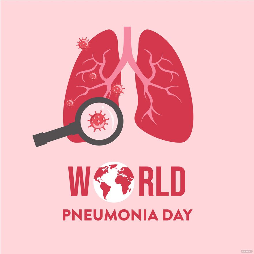 Free World Pneumonia Day Illustration 