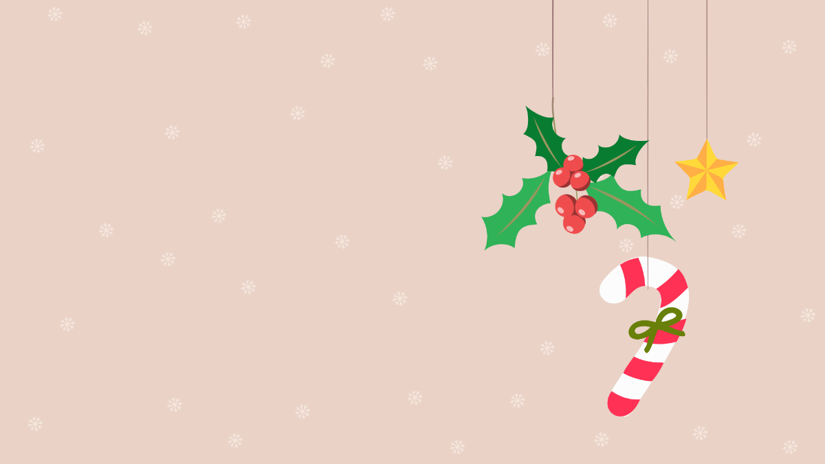 Free Simple Christmas Background