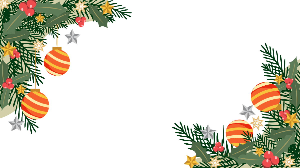 Christmas Clear Background Template