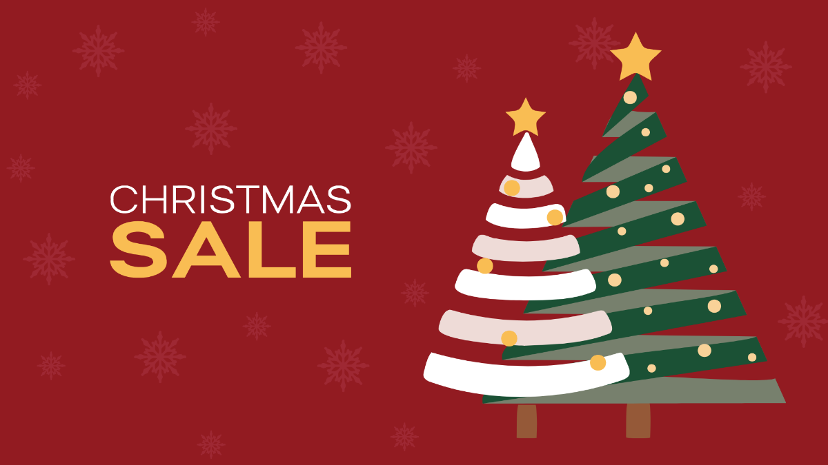 Free Christmas Sale Background